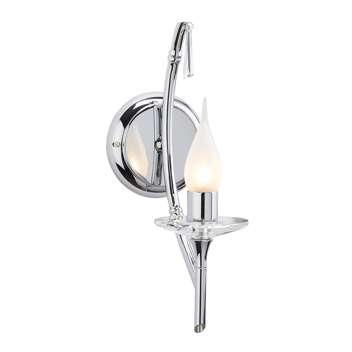Elstead - BATH/BR1 CHROME Brightwell 1 Light Wall Light - Elstead - Sparks Warehouse