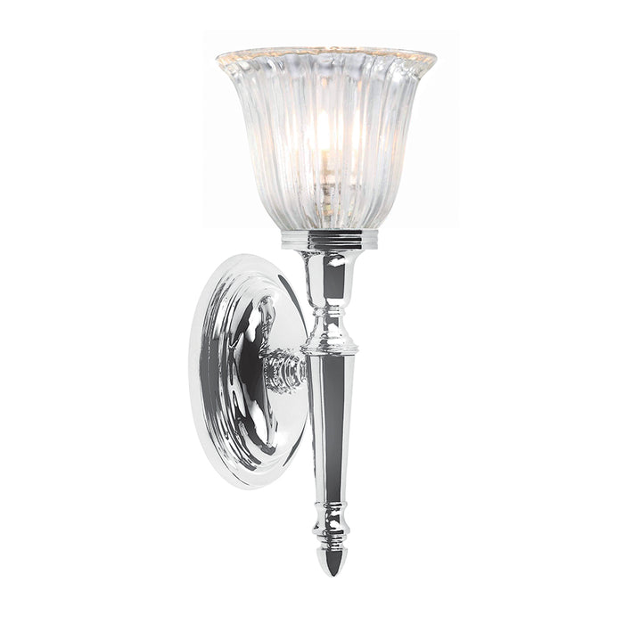 Elstead - BATH/DRYDEN1 PC Dryden 1 Light Wall Light - Polished Chrome - Elstead - Sparks Warehouse
