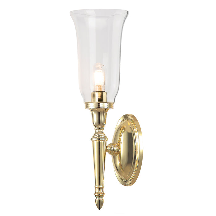 Elstead - BATH/DRYDEN2 PB Dryden 1 Light Wall Light - Polished Brass - Elstead - Sparks Warehouse