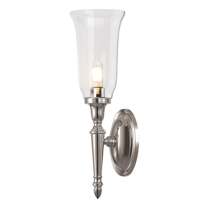 Elstead - BATH/DRYDEN2 PN Dryden 1 Light Wall Light - Polished Nickel - Elstead - Sparks Warehouse