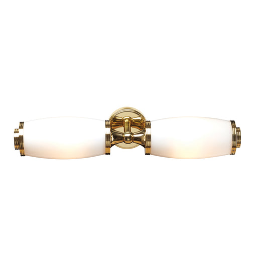Elstead - BATH/ELIOT2 PB Eliot 2 Light Wall Light - Polished Brass - Elstead - Sparks Warehouse