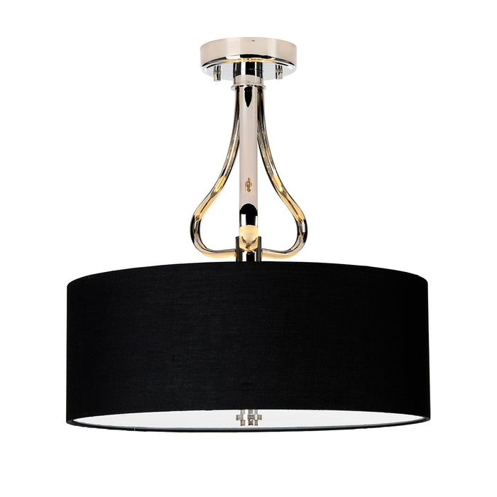 Elstead - BATH/FALM/SF PC Falmouth 3 Light Semi Flush - Polished Chrome - Elstead - Sparks Warehouse