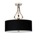 Elstead - BATH/FALM/SF PC Falmouth 3 Light Semi Flush - Polished Chrome - Elstead - Sparks Warehouse