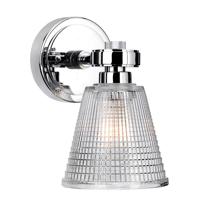 Elstead - BATH/GUNNIS1 PC Gunnislake 1 Light Wall Light - Polished Chrome - Elstead - Sparks Warehouse