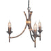 Elstead - BB3 BRZ PATINA Bamboo 3 Light Chandelier - Elstead - Sparks Warehouse