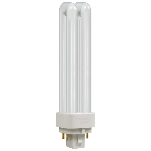 Crompton CLDE13SWW - CFL Double Turn DE Type Dimmable 13W 3000K G24q-1 4-Pin CFL Double Turn DE Type Crompton - Sparks Warehouse