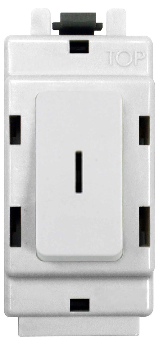 BG Nexus G12KY Grid 20AX 2 Way Single Pole Secret KEY Module  White - BG - sparks-warehouse