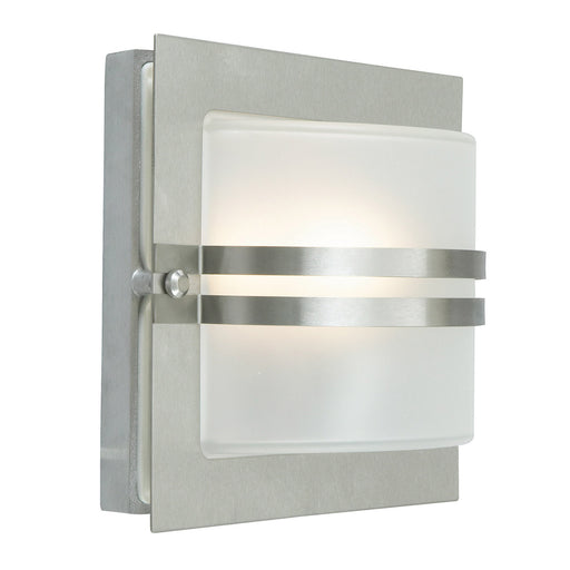 Elstead - BERN E27 S/S C Bern 1 Light Wall Lantern - Stainless Steel With Clear Glass - Elstead - Sparks Warehouse
