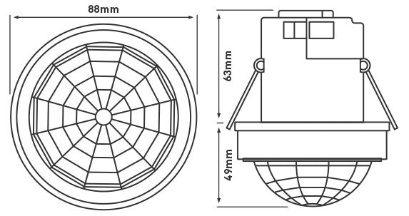 BG LPCMHMPIRM65 Switching PIR L/Pro - BG - Sparks Warehouse