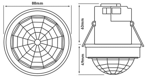 BG LPCMHMPIRDS165 Switching DALI/DSI PIR - BG - Sparks Warehouse