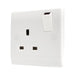 BG Nexus 821DP 13A Double Pole 1 Gang Switched Socket - BG - sparks-warehouse