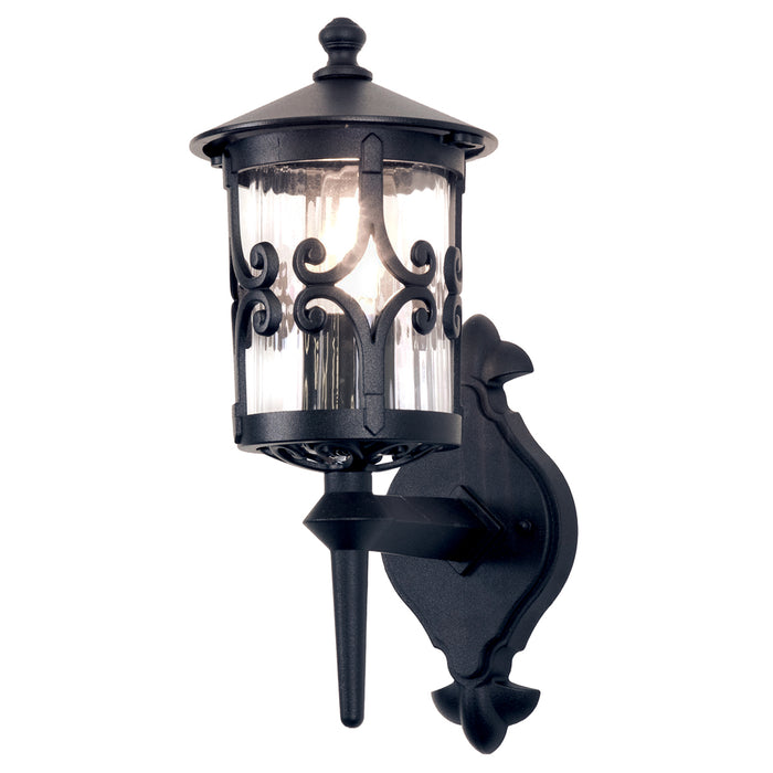 Elstead - BL10 BLACK Hereford 1 Light Wall Lantern - Elstead - Sparks Warehouse
