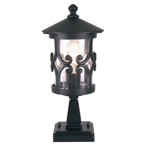Elstead - BL12 BLACK Hereford 1 Light Pedestal Lantern - Elstead - Sparks Warehouse