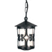 Elstead - BL13B BLACK Hereford 1 Light Porch Chain Lantern - Elstead - Sparks Warehouse