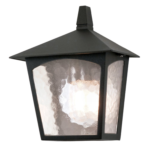 Elstead - BL15 BLACK York 1 Light Flush Lantern - Elstead - Sparks Warehouse