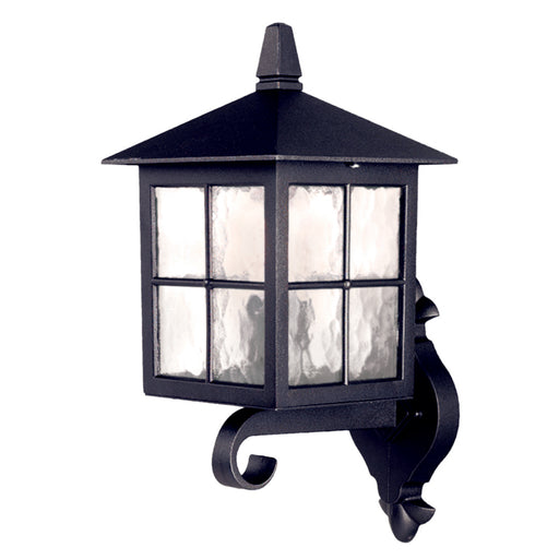 Elstead - BL17 BLACK Winchester 1 Light Wall Up Lantern - Elstead - Sparks Warehouse