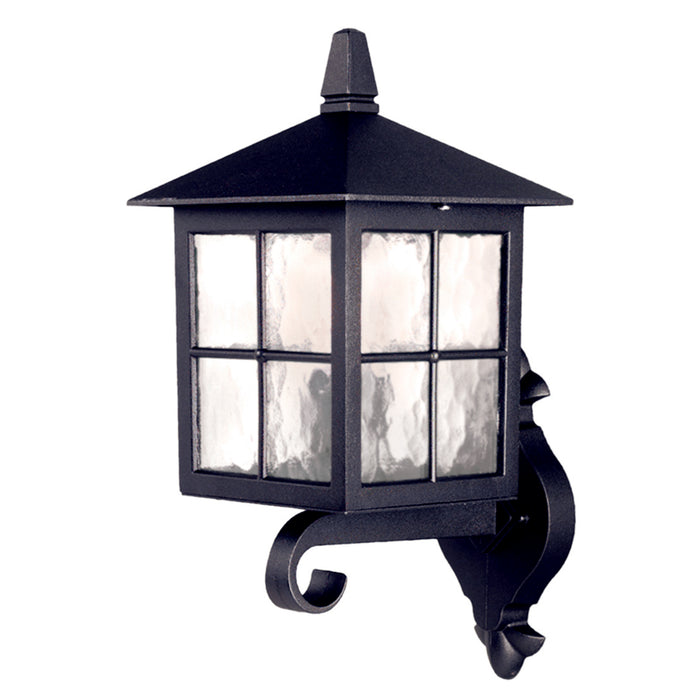 Elstead - BL17 BLACK Winchester 1 Light Wall Up Lantern - Elstead - Sparks Warehouse