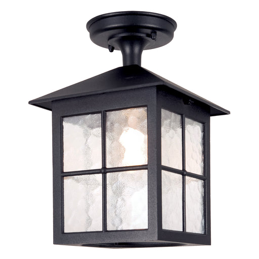 Elstead - BL18A BLACK Winchester 1 Light Porch Lantern - Elstead - Sparks Warehouse