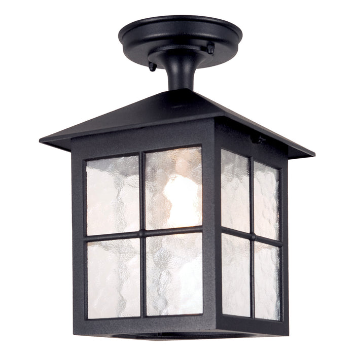 Elstead - BL18A BLACK Winchester 1 Light Porch Lantern - Elstead - Sparks Warehouse