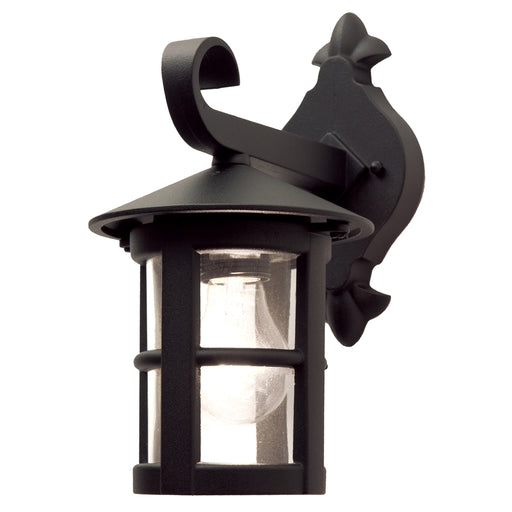 Elstead - BL21 BLACK E27 Hereford 1 Light Wall Down Lantern - Elstead - Sparks Warehouse