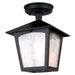 Elstead - BL6A BLACK York 1 Light Porch Lantern - Elstead - Sparks Warehouse