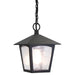 Elstead - BL6B BLACK York 1 Light Porch Chain Lantern - Elstead - Sparks Warehouse