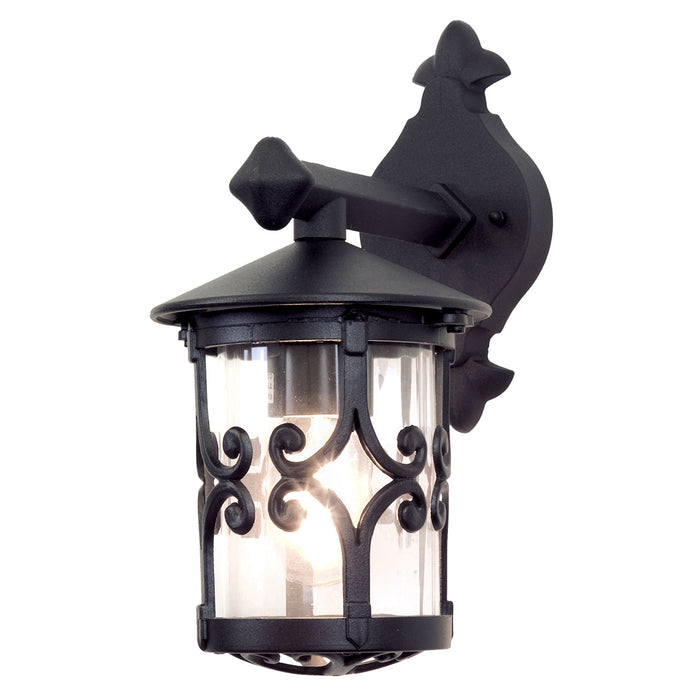 Elstead - BL8 BLACK Hereford Wall Up Lantern - Elstead - Sparks Warehouse