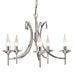 Elstead - BR5 NICKEL Brightwell 5 Light Chandelier - Elstead - Sparks Warehouse