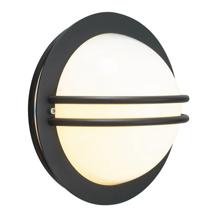 Elstead - BREMEN E27 BLK O Bremen 1 Light Wall Latnern - Black With Opal Glass - Elstead - Sparks Warehouse