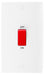 BG Nexus 973 45A Double Pole Switch Double Plate - BG - sparks-warehouse