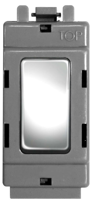 BG Nexus GPC30 Grid Chrome 20AX Double Pole Switch Module - BG - sparks-warehouse