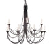 Elstead - CB12 BLACK Carisbrooke 12 Light Chandelier - Elstead - Sparks Warehouse