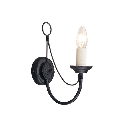 Elstead - CB1 BLACK Carisbrooke 1 Light Wall Light - Elstead - Sparks Warehouse