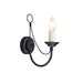 Elstead - CB1 BLACK Carisbrooke 1 Light Wall Light - Elstead - Sparks Warehouse