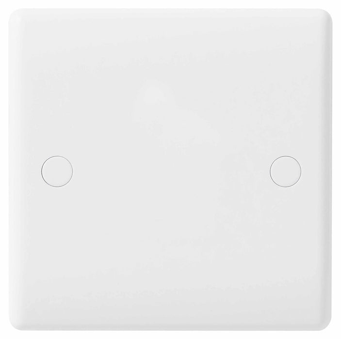 BG Nexus 894 1 Gang White Blank Plate - BG - sparks-warehouse