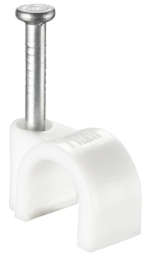 BG CCR7/100 Round Clip 7mm White Pk=100 - BG - Sparks Warehouse