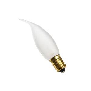 Casell C40SES-CV4F-CA 240v 40w E14 Frosted 35x125mm CV4 Bent Tipped Candle Bulb - Casell - Sparks Warehouse