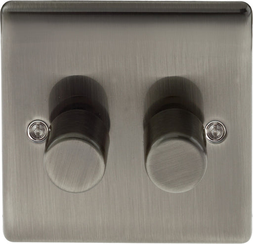 BG Nexus NBI82P Brushed Iridium Dimmer Switch 2G 2 Way 400W - BG - Sparks Warehouse