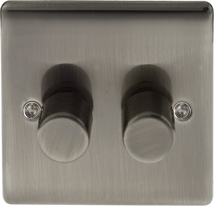 BG Nexus NBI82P Brushed Iridium Dimmer Switch 2G 2 Way 400W - BG - Sparks Warehouse