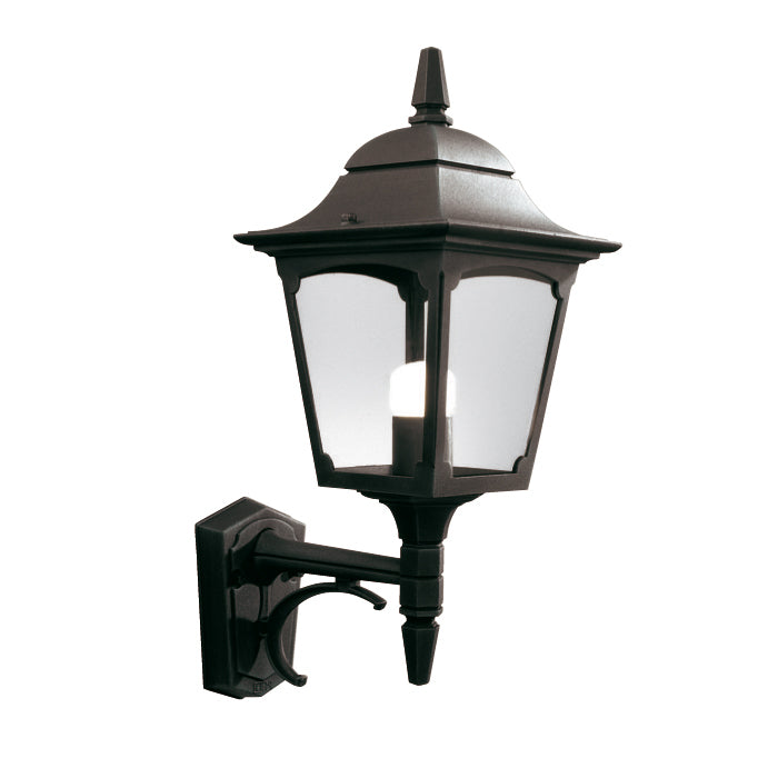 Elstead - CP1 BLACK Chapel 1 Light Up Wall Lantern - Elstead - Sparks Warehouse