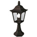 Elstead - CPM4 BLACK Chapel 1 Light Mini Pedestal Lantern - Elstead - Sparks Warehouse