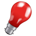 GE 25RBC-GLZ BC-B22d 25W GLS Red Light Bulb