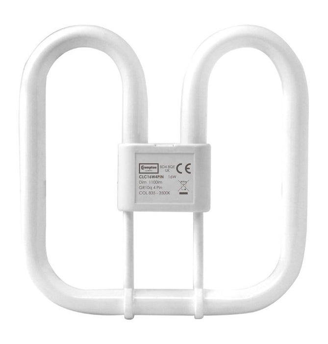 Crompton CLC16W4PIN GR10q 16W 2D White Light Bulb - DISCONTINUED