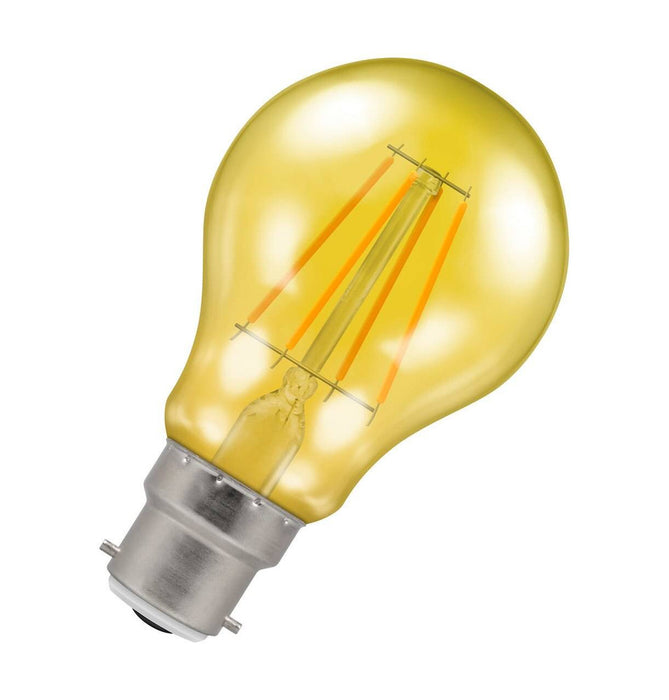 Crompton 13797 BC-B22d 4.5W GLS Yellow Light Bulb