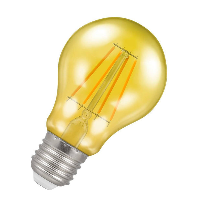 Crompton 13803 ES-E27 4.5W GLS Yellow Light Bulb