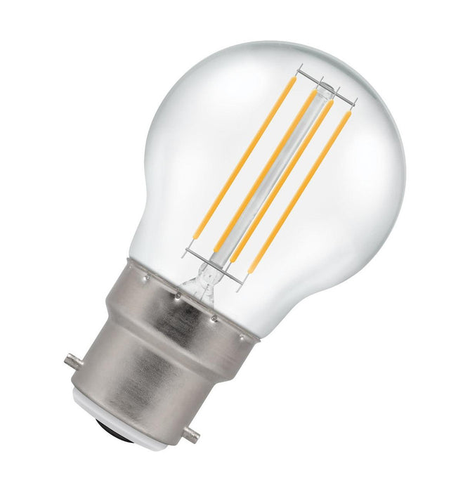 Crompton 14213 BC-B22d 4.5W Golfball Warm White Light Bulb