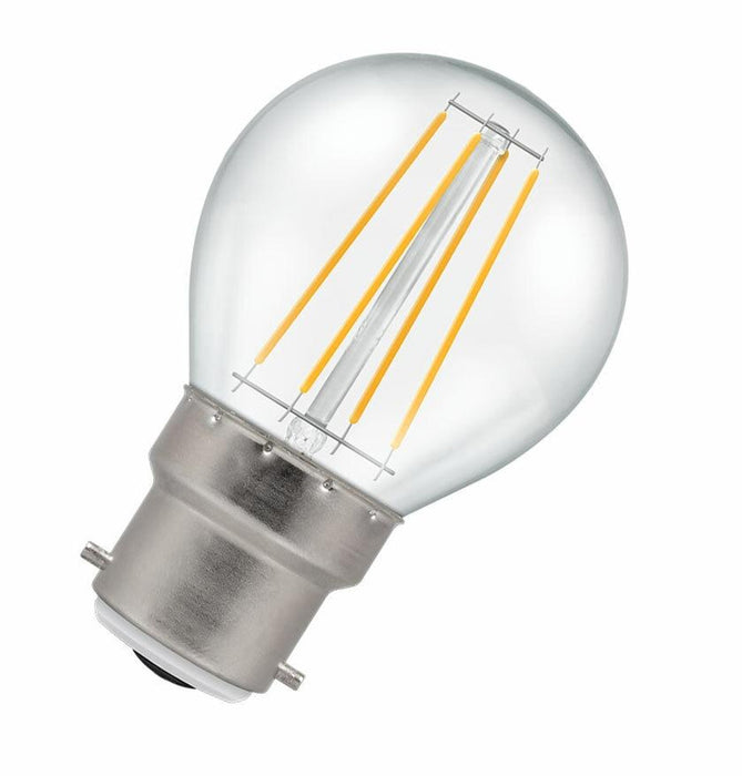 Crompton 7215 BC-B22d 4.2W Golfball Warm White Light Bulb