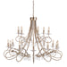 Elstead - CRT18 SIL/GOLD Christina 18 Light Chandelier - Elstead - Sparks Warehouse
