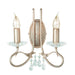 Elstead - CRT2 SILVER/GOLD Christina 2 Light Wall Light - Elstead - Sparks Warehouse