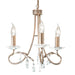 Elstead - CRT3 SILVER/GOLD Christina 3 Light Chandelier - Elstead - Sparks Warehouse